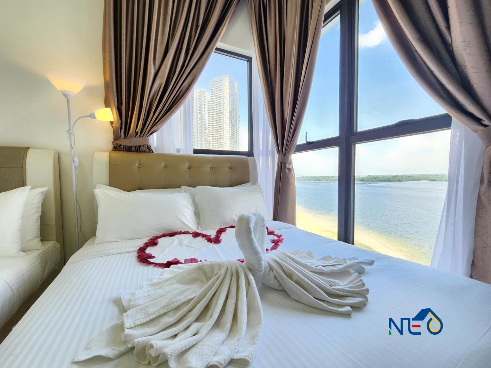 Country Garden Danga Bay Instyle Sea View Homestay Suite By Neo Johor Bahru Rum bild